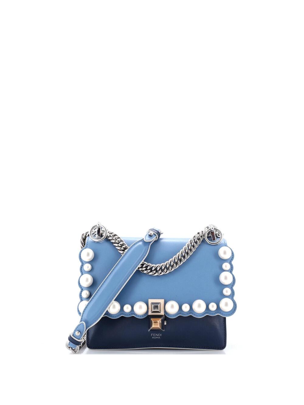 Fendi Kan I Bag Pearl Embellished #342932F10B